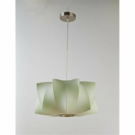 YHIOR Ceiling Cocoon Lamp Green  - 16.5 Dia. x 9.1 H in. YH822148